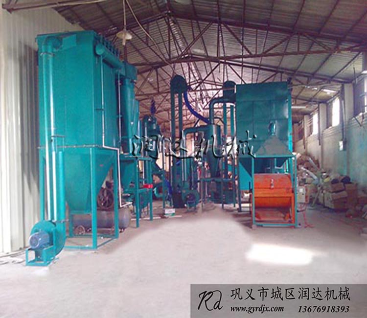 时产1000公斤的环保电路板回收设备厂家直供缅甸发货现场